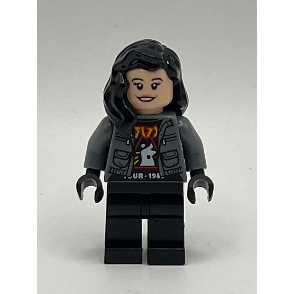 LEGO Jurassic World Zia Rodriguez Minifigure Dark Gray Jacket Jw090